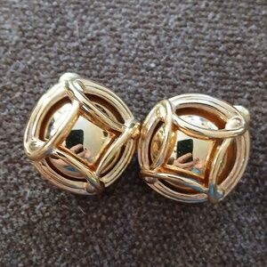 Joan Rivers Gold Tone Earrings